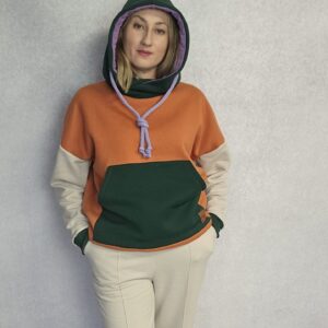 bluza PATCHWORK r. XL