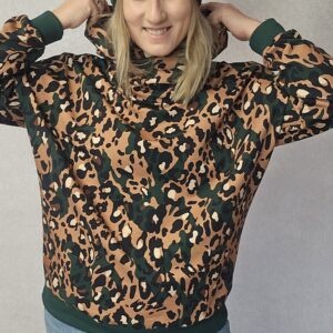 Bluza oversizowa z kapturem r. XL