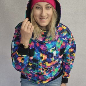 Bluza oversizowa z kapturem r. M