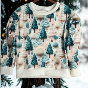 Bluza świąteczna choinki r.98