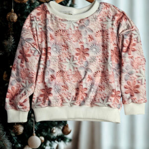 Bluza świąteczna śnieżynki r. 98